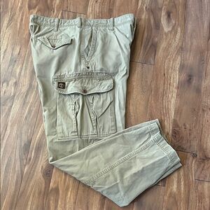 Vintage Timberland Khakis cargo Pants Camel Tan Baggy Fit Y2K